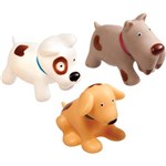 Ficha técnica e caractérísticas do produto Brinquedos Cachorros no Banho Girotondo Baby - 3 Unidades
