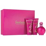 Britney Spears Kit Perfume Feminino Fantasy Edp 100ml Shower Gel Body Souffle