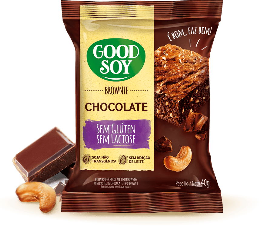 Ficha técnica e caractérísticas do produto Brownie de Chocolate Good Soy 38G