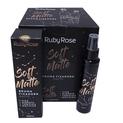 Ficha técnica e caractérísticas do produto Bruma Fixadora Soft Matte Ruby Rose - Box 12 Un