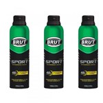 Ficha técnica e caractérísticas do produto Brut All Day Sport Desodorante Aerosol 48h 150ml (Kit C/03)