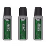 Ficha técnica e caractérísticas do produto Brut Classic Desodorante Spray 100ml (Kit C/03)