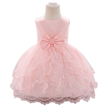 Ficha técnica e caractérísticas do produto Bubble Girl Moda Princesa Vestido bordado casamento bowknot vestido de princesa Gostar