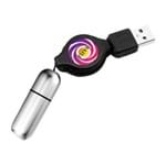 Ficha técnica e caractérísticas do produto Bullet Mini com USB BI-014122-1 Prata UN