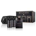Ficha técnica e caractérísticas do produto Bvlgari Kit Man In Black EDP 100ml + After Shave 75ml + Shower Gel 75ml + Nécessaire