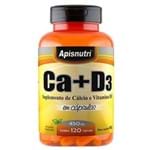 Cálcio + Vitamina D3 Apisnutri 120 Cápsulas