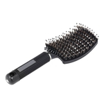 Ficha técnica e caractérísticas do produto Cabelo Escalada Massagem Pente Nylon Hairbrush Mulheres Wet Curly Desembaraçar Escova de Cabelo para o Salão de Casa de Cabeleireiro Styling ferramentas