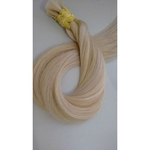 Ficha técnica e caractérísticas do produto Cabelo Humano Loiro Platinado Brasileiro 100g 60 Cm Mega Hair