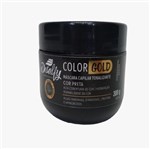 Ficha técnica e caractérísticas do produto Cabelo Preto Máscara Tonalizante Color Gold Desalfy 300G