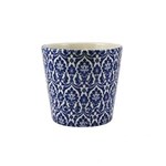 Ficha técnica e caractérísticas do produto Cachepot Cerâmica Azulejo Português M - Azul Royal
