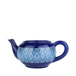 Ficha técnica e caractérísticas do produto Cachepot Cerâmica Teapot Marrocan Urban Azul