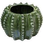 Ficha técnica e caractérísticas do produto Cachepot de Cerâmica Verde Barrel Cactus 40395 Urban