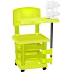 Ficha técnica e caractérísticas do produto Cadeira Cirandinha Verde Limão para Manicure com Display para Esmaltes