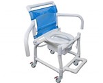Cadeira de Banho Higiênica em Pvc com Braços Escamoteáveis Carcilife - Carci