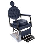 Ficha técnica e caractérísticas do produto Cadeira de Barbeiro - Reclinável Ônix Pé Quadrado