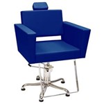 Ficha técnica e caractérísticas do produto Cadeira de Cabeleireiro Niagara Encosto Fixo Pentapé - Azul
