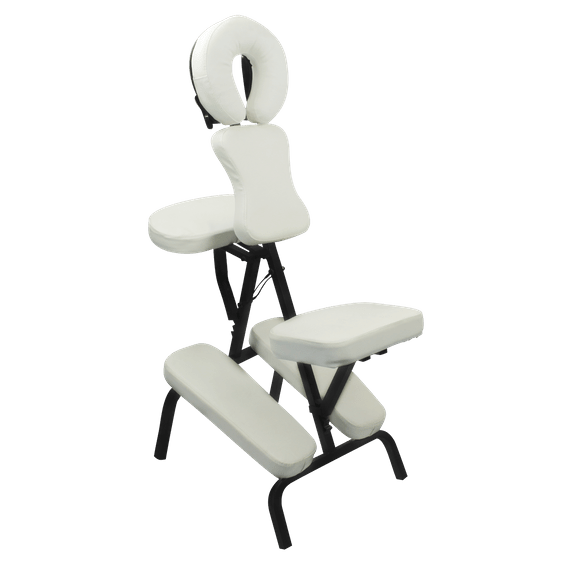 Ficha técnica e caractérísticas do produto Cadeira de Massagem Shiatsu Quick Massage Dobrável Portátil Marca Tssaper Branca
