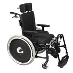 Ficha técnica e caractérísticas do produto Cadeira de Rodas Avd Alumínio Avd Reclinável 46 Cm Preta - Ortobras