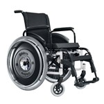 Ficha técnica e caractérísticas do produto Cadeira de Rodas Avd Alumínio Pés Fixos 38cm Branca Ortobras (cód. 3636)