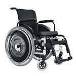 Ficha técnica e caractérísticas do produto Cadeira de Rodas Avd Alumínio Pés Fixos 40cm Branco Ortobras (cód. 7451)