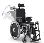 Ficha técnica e caractérísticas do produto Cadeira de Rodas Avd Reclinável Alumínio Ortobras (50X50X50) (Preto)