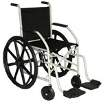 Ficha técnica e caractérísticas do produto Cadeira de Rodas Dobrável Cinza - Cds 101