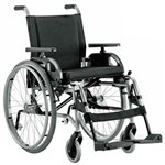 Ficha técnica e caractérísticas do produto Cadeira de Rodas em Alumínio Taipu Jaguaribe Assento Prata