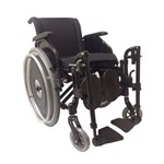 Ficha técnica e caractérísticas do produto Cadeira de Rodas K2 Alumínio Pés Eleváveis 42cm Prata Ortobras (cód. 6493)