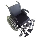 Ficha técnica e caractérísticas do produto Cadeira de Rodas Ortobras Avd Alumínio Duplo X Pés Eleváveis 48cm Prata (cód. 16120)