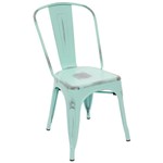 Ficha técnica e caractérísticas do produto Cadeira Iron Turquesa Vintage - Ecadeiras