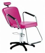 Ficha técnica e caractérísticas do produto Cadeira Nix Hidráulica Reclinável para Barbeiro e Maquiagem Rosa - Dompel