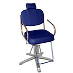 Ficha técnica e caractérísticas do produto Cadeira para Cabeleireiro Pratic Cor Azul