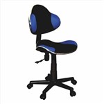 Ficha técnica e caractérísticas do produto Cadeira para Escritório Anatômica - Preto/Azul - Bulk