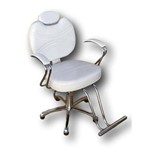 Ficha técnica e caractérísticas do produto Cadeira Poltrona Cabeleireiro Luana Lx Fixa Branco Molhado