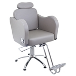 Cadeira Poltrona Hidráulica Flórida Maquiagem Reclinável - Fabricante: Darus Design - Cor: Fendi Acetinado