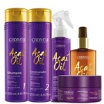 Ficha técnica e caractérísticas do produto Cadiveu Açaí Oil Kit Natural Home Care Completo