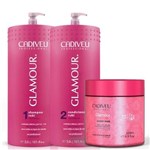 Ficha técnica e caractérísticas do produto Cadiveu Glamour Shampoo e Cond/ Lavatório + Máscara Glossy