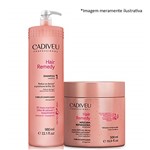 Cadiveu Hair Remedy Shampoo Washbasin + 500ml/16.90fl.oz Mascara