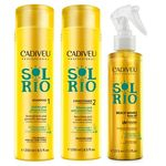 Ficha técnica e caractérísticas do produto Cadiveu Sol Do Rio Duo Kit Shampoo (250ml), Condicionador (250ml) E Beach Waves (215ml)