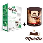 Ficha técnica e caractérísticas do produto Café Marita Vermelho com Adoçante Stévia Marita