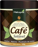 Ficha técnica e caractérísticas do produto Cafe Soluvel 100g Enriquecido Com Matcha, Inulina E Cromo Melcoprol