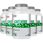 Ficha técnica e caractérísticas do produto Café Verde 5 unidades de 60 Cápsulas Clinic Mais
