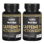 Ficha técnica e caractérísticas do produto Cafeina Caffeine Action 60 Cápsulas 420mg Unilife Kit 2 Unidades