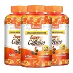 Ficha técnica e caractérísticas do produto Cafeina Super Caffeine 3 X 210 Comprimidos 420mg - Tiaraju
