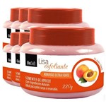 Ficha técnica e caractérísticas do produto Caixa C/ 6 Cremes Lisa Esfoliante Sementes de Apricot Bio Soft 220g