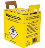 Caixa Coletor de Papelão para Material Perfurocortante Agulhas Descarpack 7 Litros