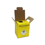 Ficha técnica e caractérísticas do produto Caixa Coletor Materiais Perfurocortante Descarpack 1,5 Litros