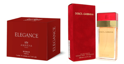 Caixa de Flaconetes - Elegance (Ref. Dolce & Gabbana) - 10 Unidades (7...