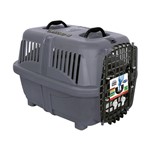 Ficha técnica e caractérísticas do produto Caixa de Transporte Plast Pet Cargo Kennel Taupe para Cães e Gatos - Tamanho 4