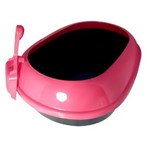 Ficha técnica e caractérísticas do produto Caixa Higiênica Banheiro Gatos Porta Pegador Western #Pet-24 - Rosa